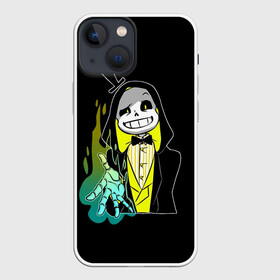 Чехол для iPhone 13 mini с принтом UNDERTALE в Рязани,  |  | sans | undertale | андертале | андертейл | игра | подземная история | подземная сказка | санс | ундертале