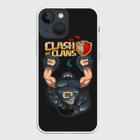 Чехол для iPhone 13 mini с принтом Clash of Clans в Рязани,  |  | clash of clans | clash royale | game | supercell | детская | детям | игра | клаш оф кланс | клаш оф кленс | клеш оф кленс | клэш оф кланс | компьютерная игра | пекка