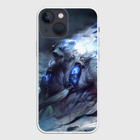 Чехол для iPhone 13 mini с принтом League of legends Волибир в Рязани,  |  | game | league of legends | lol | volibear | валибир | волибир | волик | игра | игры | лига легенд | лол | чемпион | чемпионы