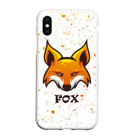 Чехол для iPhone XS Max матовый с принтом FOX в Рязани, Силикон | Область печати: задняя сторона чехла, без боковых панелей | animals | fox | foxes | foxy | ginger | животные | лис | лиса | лисенок | лисий | лисица | лисицы | лисичка | лисички | лисы | лисята | оранжевый