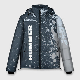 Мужская зимняя куртка 3D с принтом HUMMER Хаммер в Рязани, верх — 100% полиэстер; подкладка — 100% полиэстер; утеплитель — 100% полиэстер | длина ниже бедра, свободный силуэт Оверсайз. Есть воротник-стойка, отстегивающийся капюшон и ветрозащитная планка. 

Боковые карманы с листочкой на кнопках и внутренний карман на молнии. | Тематика изображения на принте: auto | gmc | humer | hummer | logo | moto | symbol | авто | автомобиль | гонки | знак | лого | логотип | логотипы | марка | машина | мото | символ | символы | хамер | хаммер