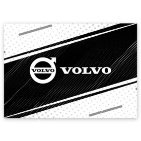 Поздравительная открытка с принтом VOLVO / Вольво в Рязани, 100% бумага | плотность бумаги 280 г/м2, матовая, на обратной стороне линовка и место для марки
 | Тематика изображения на принте: auto | logo | moto | symbol | volvo | авто | автомобиль | вольво | гонки | знак | лого | логотип | логотипы | марка | машина | мото | символ | символы