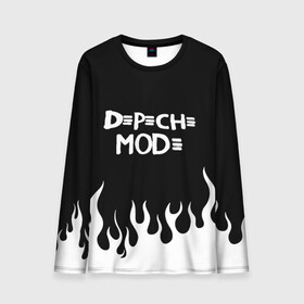 Мужской лонгслив 3D с принтом Depeche Mode в Рязани, 100% полиэстер | длинные рукава, круглый вырез горловины, полуприлегающий силуэт | depeche mode | альтернативный | вестник моды | депеш мод | дэйв гаан | индастриал | мартин гор | музыка | новая волна | рок | синти поп | электроник | энди флетчер