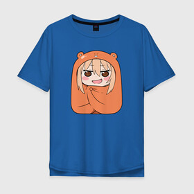 Мужская футболка хлопок Oversize с принтом Himouto! Umaru-chan  в Рязани, 100% хлопок | свободный крой, круглый ворот, “спинка” длиннее передней части | anime himouto | anime umaru | himoto | himouto | himouto umaru | himouto umaru chan | umaru | umaru chan | аниме | аниме умару | аниме химото | двуличная сестренка умару | умару | химото | химото умару тян