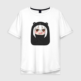 Мужская футболка хлопок Oversize с принтом Himouto! Umaru-chan black  в Рязани, 100% хлопок | свободный крой, круглый ворот, “спинка” длиннее передней части | anime himouto | anime umaru | himoto | himouto | himouto black | himouto umaru | himouto umaru chan | umaru | umaru chan | аниме | аниме умару | аниме химото | двуличная сестренка умару | умару | химото | химото умару тян