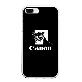 Чехол для iPhone 7Plus/8 Plus матовый с принтом Canon в Рязани, Силикон | Область печати: задняя сторона чехла, без боковых панелей | Тематика изображения на принте: canon | кэнон | линза | снимок | фото | фотоаппарат | фотограф | фотографер | фотография | фоточки