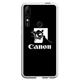 Чехол для Honor P Smart Z с принтом Canon в Рязани, Силикон | Область печати: задняя сторона чехла, без боковых панелей | Тематика изображения на принте: canon | кэнон | линза | снимок | фото | фотоаппарат | фотограф | фотографер | фотография | фоточки