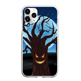 Чехол для iPhone 11 Pro Max матовый с принтом Жуткое дерево на кладбище в Рязани, Силикон |  | 2020 | evil | halloween | tree | ветви | дерево | дуб | зло | кладбище | луна | монстр | ночь | полночь | страшный | ужасающий | хэллоуин | хэлоуин