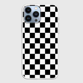 Чехол для iPhone 13 Pro Max с принтом Шахматка в Рязани,  |  | Тематика изображения на принте: абстракция | в клетку | игра | клетка | клеточка | тренд | черно белая | черно белая клетка | шахматка | шахматная клетка | шахматы