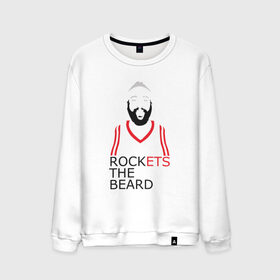 Мужской свитшот хлопок с принтом Rockets The Beard в Рязани, 100% хлопок |  | basketball | beard | game | harden | houston | james | nba | rockets | sport | баскетбол | борода | джеймс | нба | рокетс | спорт | тренер | харден | хьюстон | чемпион