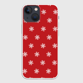 Чехол для iPhone 13 mini с принтом Снежинки в Рязани,  |  | 2020 | family look | merry christmas | new year | год крысы | зима | новый год | праздник | рождество | фэмили лук