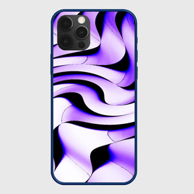 Чехол для iPhone 12 Pro Max с принтом GAlli в Рязани, Силикон |  | abstraction | geometry | lines | metallic | panels | purple | shapes | texture | wavy | абстракция | волнистый | геометрия | линии | металлический | панели | текстура | фиолетовый | формы