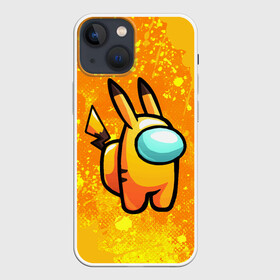 Чехол для iPhone 13 mini с принтом AMONG US   Pikachu в Рязани,  |  | among | among us | amongus | crewmate | game | games | imposter | impostor | logo | амонг | амонг ас | амонгас | игра | игры | импостер | космос | крюмейт | лого | логотип | логотипы | символ | символы