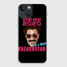 Чехол для iPhone 13 mini с принтом Борат в Рязани,  |  | america | borat | kazakhstan | kz | sagdiyev | usa | америка | борат | казахстан | кз | нраица | репортер | сагдиев