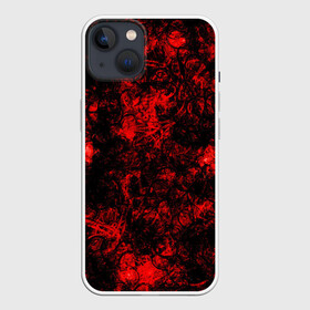 Чехол для iPhone 13 с принтом Red Knight в Рязани,  |  | abstraction | circles | dark | patterns | red | shapes | texture | абстракция | красный | круги | текстура | темный | узоры | формы