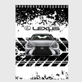 Скетчбук с принтом LEXUS в Рязани, 100% бумага
 | 48 листов, плотность листов — 100 г/м2, плотность картонной обложки — 250 г/м2. Листы скреплены сверху удобной пружинной спиралью | abstract | auto | brand | car | geometry | lexus | sport | texture | абстракция | авто | автомобильные | бренд | геометрия | классика | лексус | машины | модные | спорт | стиль | текстура