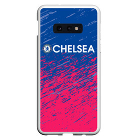 Чехол для Samsung S10E с принтом Chelsea \ Челси. в Рязани, Силикон | Область печати: задняя сторона чехла, без боковых панелей | chelsea | fc | football | football club | sport | спорт | спортивные | униформа | фирменные цвета | фк | футбол | футбольный клуб | челси