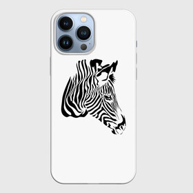 Чехол для iPhone 13 Pro Max с принтом Zebra в Рязани,  |  | africa | black | savanna | stripe | white | zebra | африка | белый | зебра | полоска | саванна | черный