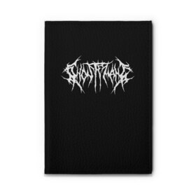 Обложка для автодокументов с принтом GHOSTEMANE (НА СПИНЕ) в Рязани, натуральная кожа |  размер 19,9*13 см; внутри 4 больших “конверта” для документов и один маленький отдел — туда идеально встанут права | Тематика изображения на принте: america | eric whitney | ghostemane | trash | usa | америка | сша | треш