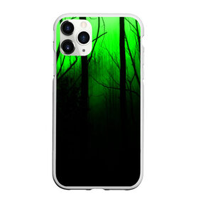 Чехол для iPhone 11 Pro Max матовый с принтом G-loomy в Рязани, Силикон |  | fog | forest | gloomy | green fog | night | radiation | trees | деревья | зеленый туман | лес | мрачный | ночь | радиация | туман