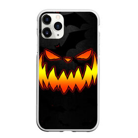 Чехол для iPhone 11 Pro Max матовый с принтом Pumpkin smile and bats в Рязани, Силикон |  | Тематика изображения на принте: 2020 | bat | bats | face | halloween | mask | nightmare | pumpkin | scary | smile | smiling | летучая | лицо | маска | мыши | мышь | привидение | страшная | тыква | улыбка | хэлоуин