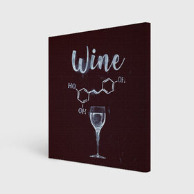 Холст квадратный с принтом Формула Винишка в Рязани, 100% ПВХ |  | Тематика изображения на принте: wine | винишко | вино | виски | девичник