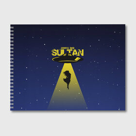 Альбом для рисования с принтом Sultan в Рязани, 100% бумага
 | матовая бумага, плотность 200 мг. | Тематика изображения на принте: bab | rap | sqwoz | sqwoz bab | ауф | ой | реп | репер | рэп | рэпер | сквоз баб | сквозь баб | хип хоп