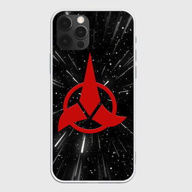 Чехол для iPhone 12 Pro с принтом Klingons Logo (Z) в Рязани, силикон | область печати: задняя сторона чехла, без боковых панелей | klingon | klingons | klinzhai | star trek | startrek | азетбур | варак | гаурон | горкон | звездный путь | инопланетная цивилизация | кейлесс незабываемый | клингон | клинжай | кронос | марток | молор | рекло | сомпек