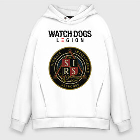 Мужское худи Oversize хлопок с принтом S I R S Watch Dogs Legion в Рязани, френч-терри — 70% хлопок, 30% полиэстер. Мягкий теплый начес внутри —100% хлопок | боковые карманы, эластичные манжеты и нижняя кромка, капюшон на магнитной кнопке | action | action adventure | game watch dogs | legion | sirs | watch dogs | watch dogs legion | ватч догз легион | ватч догс | знак sirs | игра watch dogs | клан | кланы | легион | лого | логотип | логотип watch dogs | лондон | надпись | спе