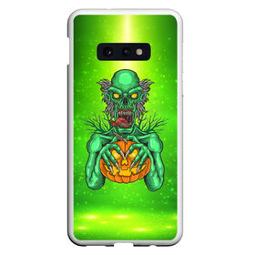 Чехол для Samsung S10E с принтом Zombie в Рязани, Силикон | Область печати: задняя сторона чехла, без боковых панелей | Тематика изображения на принте: blood | diablo | haloween | horror | дьявол | зомби | кости | кровь | мозги | мясо | страшилка | ужасы | хеллоуин | хелоуин