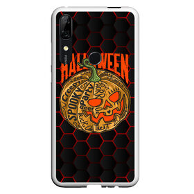 Чехол для Honor P Smart Z с принтом Halloween в Рязани, Силикон | Область печати: задняя сторона чехла, без боковых панелей | Тематика изображения на принте: blood | diablo | haloween | horror | дьявол | зомби | кости | кровь | мозги | мясо | страшилка | ужасы | хеллоуин | хелоуин