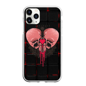 Чехол для iPhone 11 Pro Max матовый с принтом Halloween love в Рязани, Силикон |  | Тематика изображения на принте: 