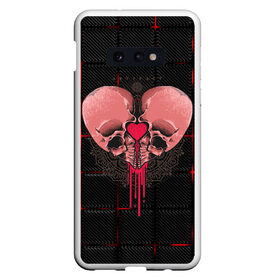 Чехол для Samsung S10E с принтом Halloween love в Рязани, Силикон | Область печати: задняя сторона чехла, без боковых панелей | Тематика изображения на принте: 