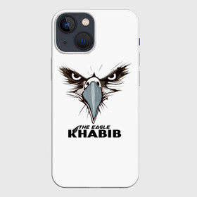 Чехол для iPhone 13 mini с принтом Орел в Рязани,  |  | khabib | the eagle | боец | бои | борец | борьба | дагестан | мма | нурмагомедов | орел | птица | хабиб | чемпион