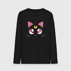 Мужской лонгслив хлопок с принтом Luna Cat. Sailor Moon в Рязани, 100% хлопок |  | Тематика изображения на принте: anime | cute | аниме | взгляд | волшебство | глаза | киса | киска | кот | котенок | котэ | котя | кошка | лапочка | луна | магия | месяц | милый | мимими | мордочка | сейлор мун | хороший | япония