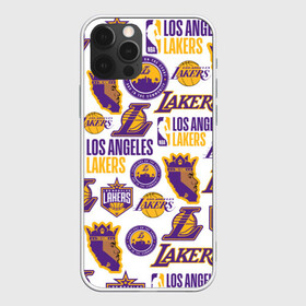 Чехол для iPhone 12 Pro с принтом LAKERS LOGO в Рязани, силикон | область печати: задняя сторона чехла, без боковых панелей | Тематика изображения на принте: 24 lakers | kobe bryant | lakers | los angeles lakers | баскетбол. | коби брайант | лос анджелес лейкерс | лосанджелес лейкерс