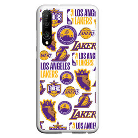 Чехол для Honor P30 с принтом LAKERS LOGO в Рязани, Силикон | Область печати: задняя сторона чехла, без боковых панелей | 24 lakers | kobe bryant | lakers | los angeles lakers | баскетбол. | коби брайант | лос анджелес лейкерс | лосанджелес лейкерс