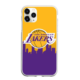 Чехол для iPhone 11 Pro матовый с принтом LOS ANGELES LAKERS в Рязани, Силикон |  | 24 lakers | kobe bryant | lakers | los angeles lakers | баскетбол. | коби брайант | лос анджелес лейкерс | лосанджелес лейкерс