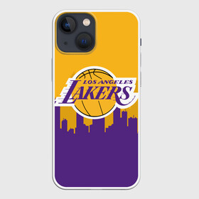 Чехол для iPhone 13 mini с принтом LOS ANGELES LAKERS в Рязани,  |  | 24 lakers | kobe bryant | lakers | los angeles lakers | баскетбол. | коби брайант | лос анджелес лейкерс | лосанджелес лейкерс