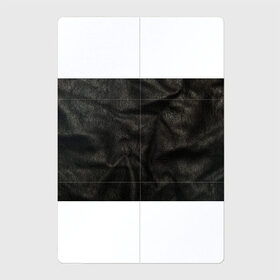 Магнитный плакат 2Х3 с принтом Черная кожа в Рязани, Полимерный материал с магнитным слоем | 6 деталей размером 9*9 см | кожа | кожанка | косуха | рельеф | складки | текстура | черный