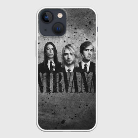 Чехол для iPhone 13 mini с принтом Нирвана в Рязани,  |  | kurt cobain | nirvana | rock | курт кобейн | нирвана | рок