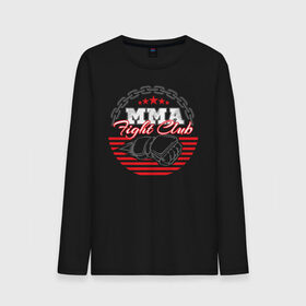 Мужской лонгслив хлопок с принтом MMA в Рязани, 100% хлопок |  | arts | fights | martial | mixed | mma | no rules | sports | wrestling | без правил | боевые | бои | борьба | единоборства | искусства | смешанные | спорт