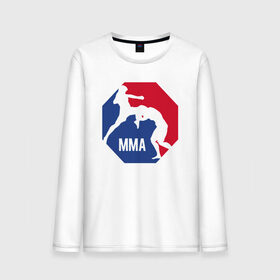 Мужской лонгслив хлопок с принтом MMA в Рязани, 100% хлопок |  | arts | fights | martial | mixed | mma | no rules | sports | wrestling | без правил | боевые | бои | борьба | единоборства | искусства | смешанные | спорт