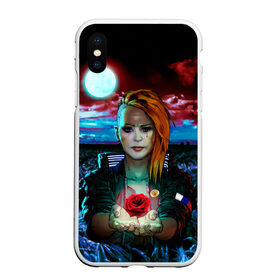 Чехол для iPhone XS Max матовый с принтом Алла Пугачева Cyberpunk Style в Рязани, Силикон | Область печати: задняя сторона чехла, без боковых панелей | alla pugacheva | cyberpunk | cyberpunk style | music | neon | russia | алла пугачева | арт пугачева | киберпанк | луна | миллион алых роз | музыкант | неон | ночь | патриот | патриотизм | певица | песня года | примадонна | пугачева