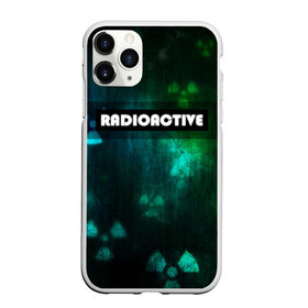 Чехол для iPhone 11 Pro матовый с принтом RADIOACTIVE в Рязани, Силикон |  | значок радиации | металл текстура | метро | радиация | сталкер