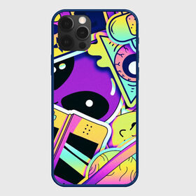 Чехол для iPhone 12 Pro Max с принтом Alien в Рязани, Силикон |  | alien | art | emoticons | mushrooms | phone | planet | plaster | smartphone | smilies | stickers | ufo | арт | грибы | инопланетянин | нло | планета | пластырь | пришелец | смайлики | смайлы | смартфон | стикеры | телефон