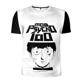 Мужская футболка 3D спортивная с принтом Mob psycho 100 (Z) в Рязани, 100% полиэстер с улучшенными характеристиками | приталенный силуэт, круглая горловина, широкие плечи, сужается к линии бедра | Тематика изображения на принте: mob psycho | mob psycho 100 | ura sunday | аратака рэйгэн | веб манга | кагэяма | кагэяма сигэо | моб психо 100 | мобу | мобу сайко хяку | психо 100 | рицу кагэяма | рэйгэн | рэйгэн аратака | серый кардинал | сигэо кагэяма