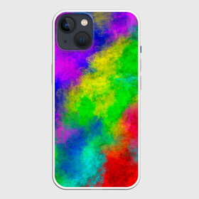 Чехол для iPhone 13 с принтом Multicolored в Рязани,  |  | abstract | colorful | holi | neon | pattern | rainbow | texture | абстракция | граффити | дым | искусство | кислота | кислотный | краска | красочный | микс | неоновый | облака | радуга | радужный | текстура | туман | узор | холи