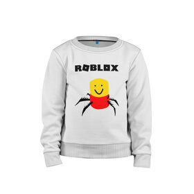 Детский свитшот хлопок с принтом ROBLOX в Рязани, 100% хлопок | круглый вырез горловины, эластичные манжеты, пояс и воротник | piggy | roblox | roblox games | roblox piggy | игра роблокс | пигги. | роблокс | роблокс пигги | робукс