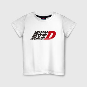 Детская футболка хлопок с принтом Initial D Logo (Z) в Рязани, 100% хлопок | круглый вырез горловины, полуприлегающий силуэт, длина до линии бедер | initial | initial d | аниме | аниме дрифт | библии дрифта | бунта фудзивара | гонки | дрифт | инисяру | инисяру ди | кэисукэ такахаси | манга | рёсукэ такахаси | спортивное вождение | сюити сигэно